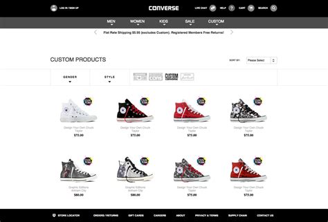 converse official website